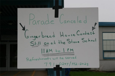 2009 Parade Cancelled